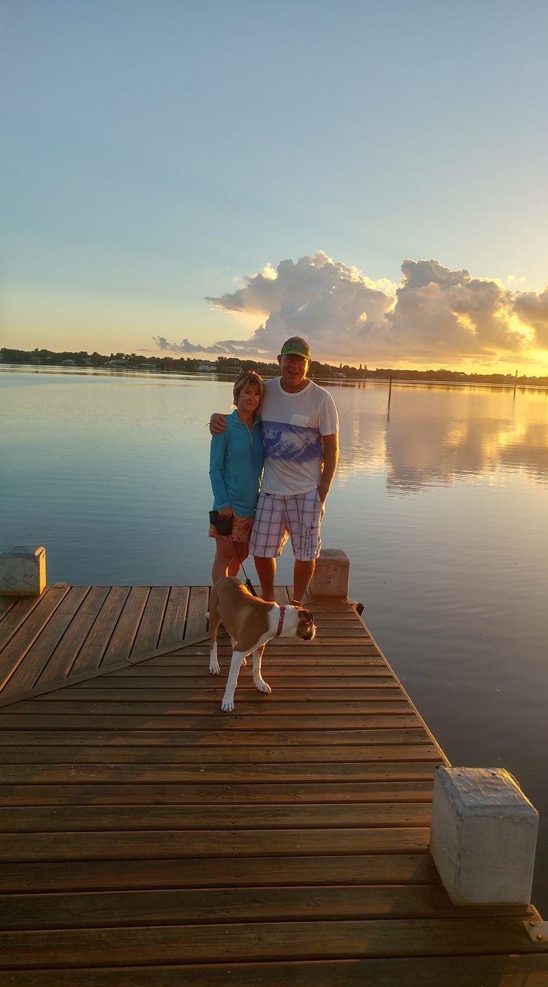 Captain Ross, Sharon and dogs