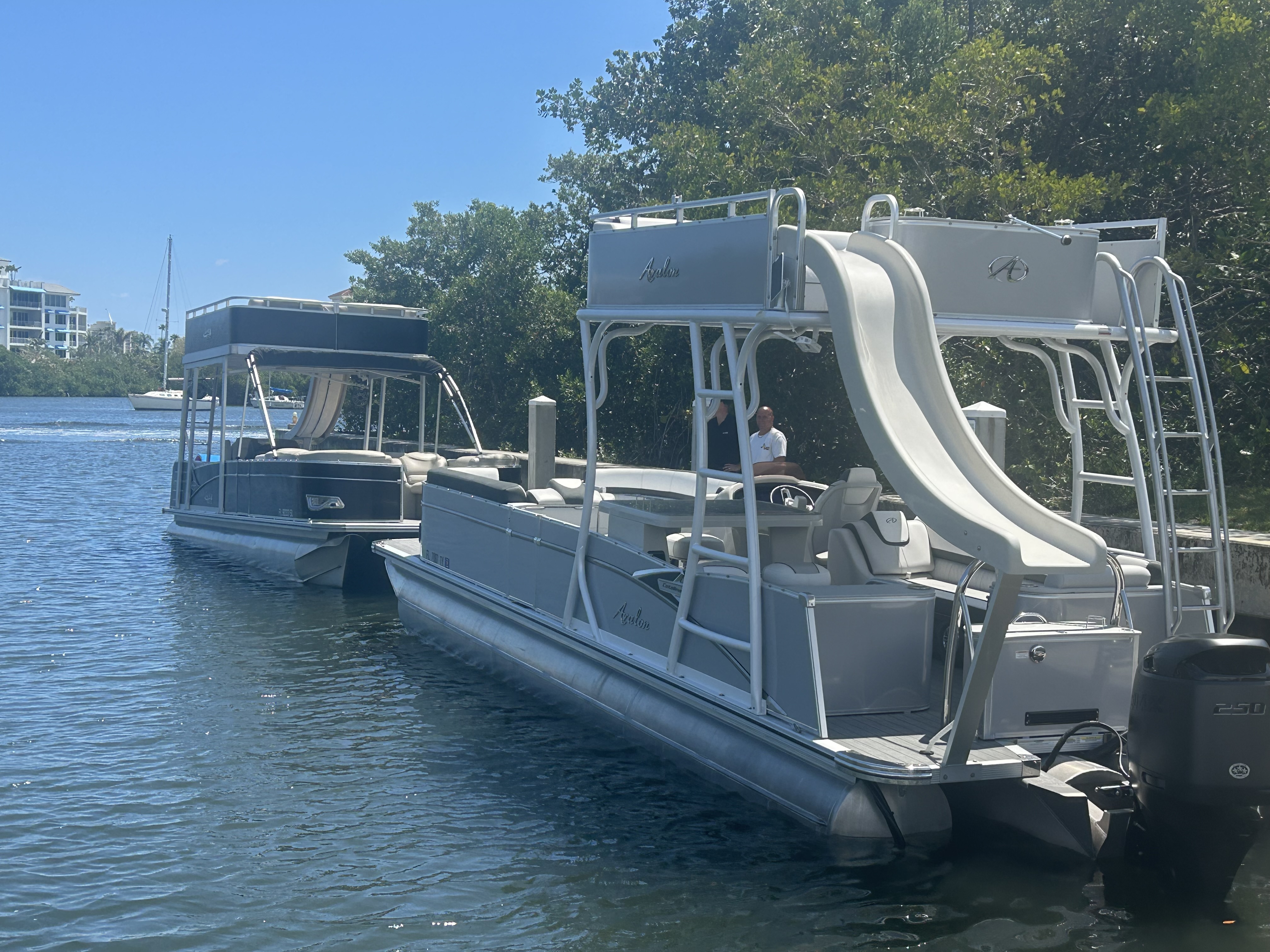 12 Passenger Pontoon with slide